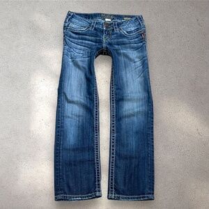 Silver Jeans Low Rise “Santorini Capri”